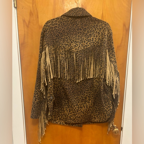 Free People Fringe Out Animal Print Jacket Size Small We The Free - Picture 11 of 14